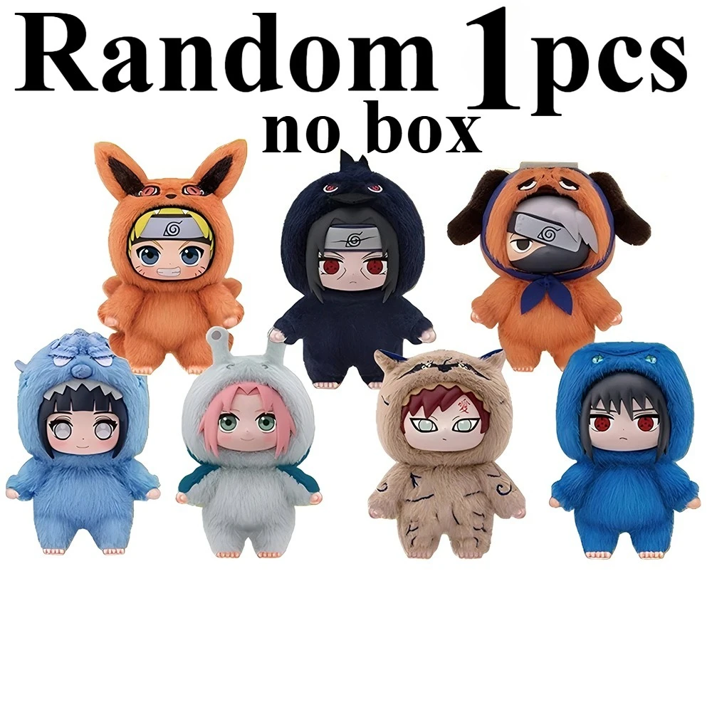 Shippuden سلسلة الحفلات صندوق أعمى محشوة الأصلي أفخم الشكل حلية هدية دمية محشوة مجموعة حقيقية الرياح الوحش العصرية