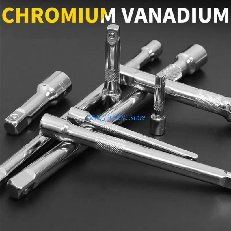 

L8RC 3Pieces 3/8" or Drive Multipurpose Socket Ratcheting Wrench Extension Bar 3 Lengths for Various Applications