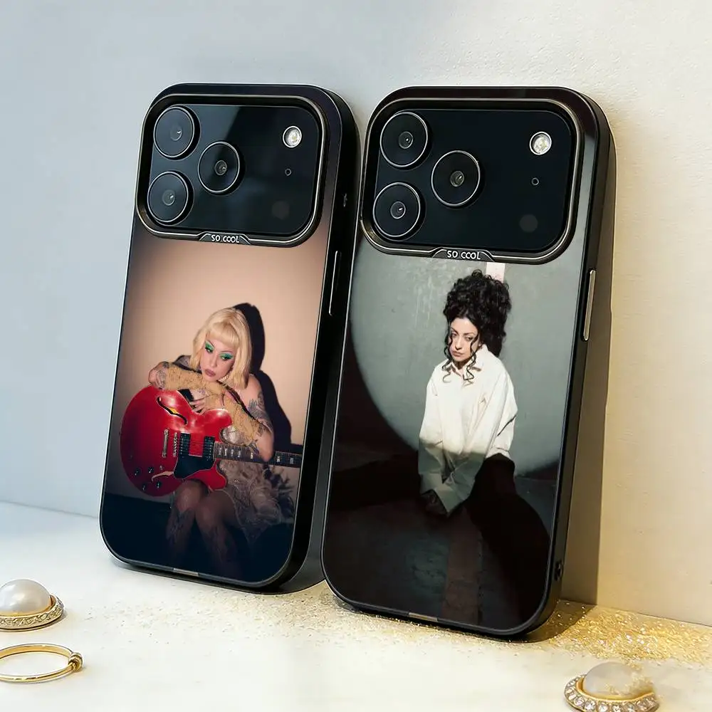 

M-Mon L-Laferte Autopoietica Phone Case For iPhone17 16 15 14 13 12 Pro Max Grey Black Matte Laser Metallic Aurora Funda