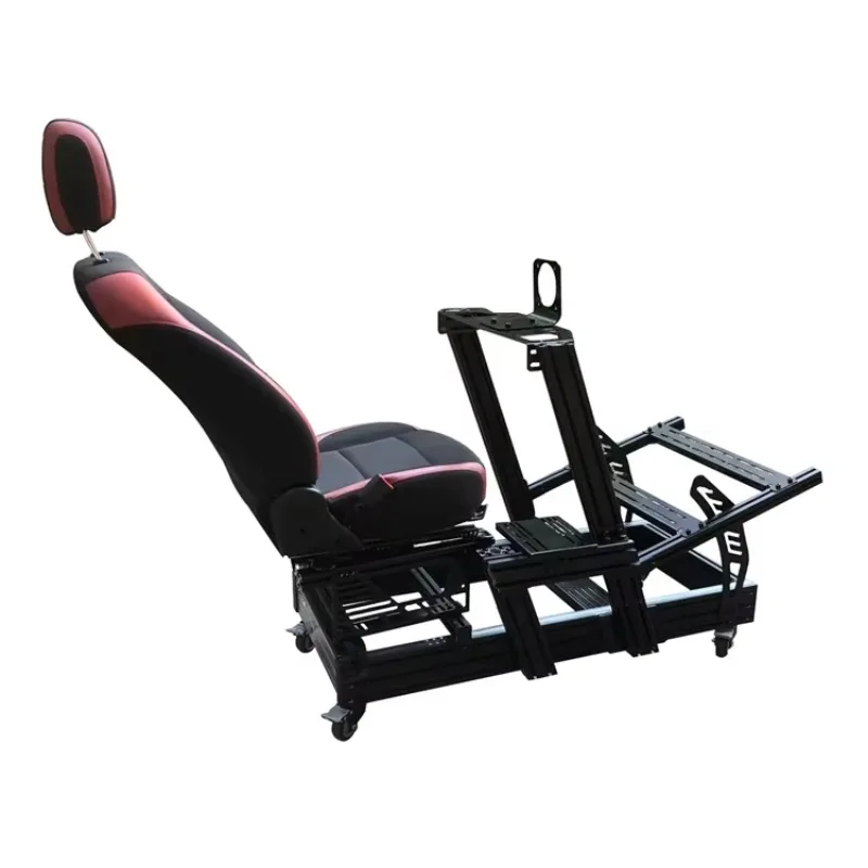 Adjustable Double Sitting Position  Race Simulator Game Stand 40120 Aluminum Sim Rig Racing Cockpit F Gt Lite