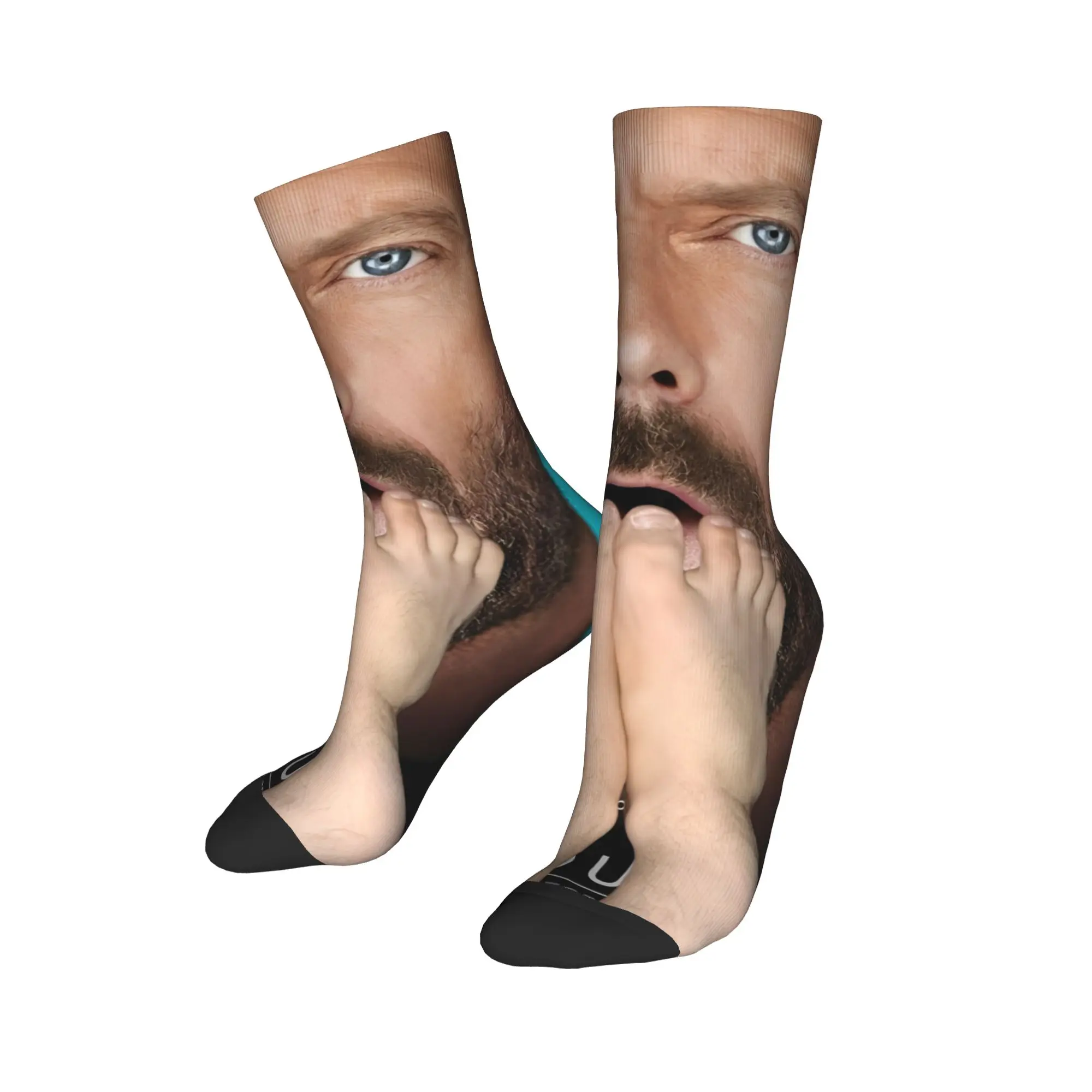 جوارب American Television House MD جوارب غير قابلة للانزلاق للنساء والرجال جوارب تسلق ناعمة جوارب مطبوعة كورية للخريف #3