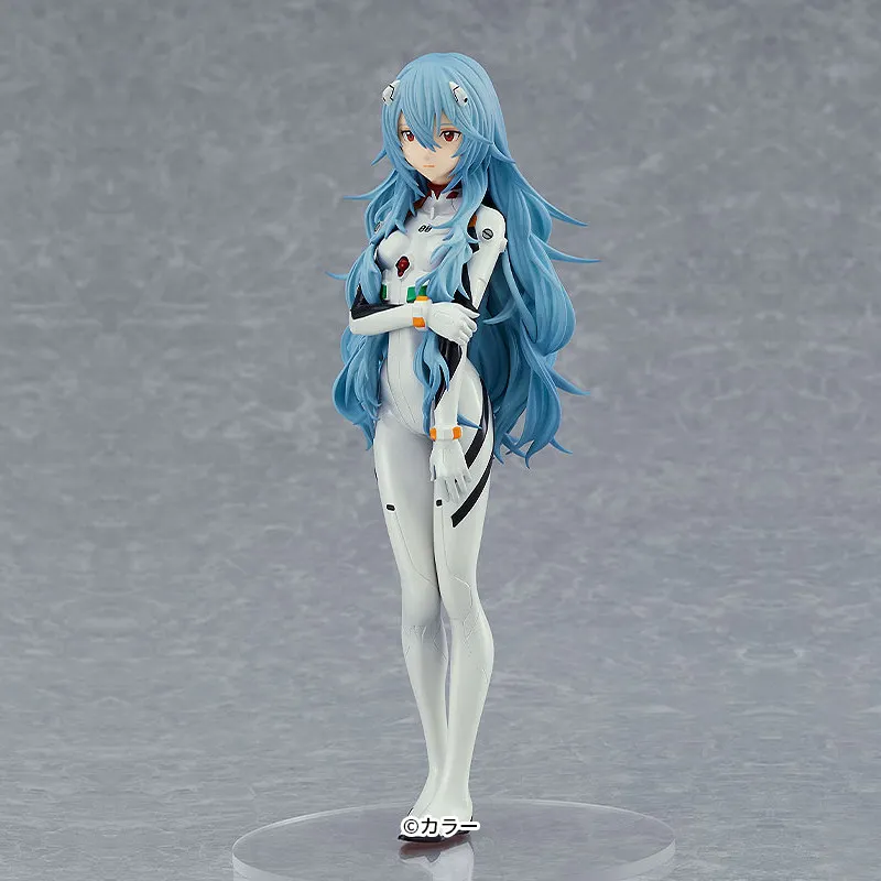 

Gsc Pop Up Parade Anime Figure Ayanami Rei Long Hair Version Neon Genesis Evangelion Collectible Desktop Ornament For Anime Fans