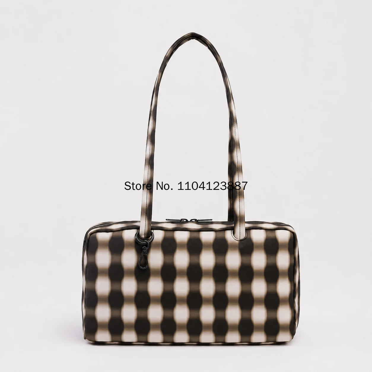 Nylon Quadratische Schultertasche Große Kapazität Canvas-Handtasche Leichte Reißverschluss-Tragetasche Tägliche Pendler-Reisetasche Aufbewahrungstasche Fitness-Geschenk – Detail 21