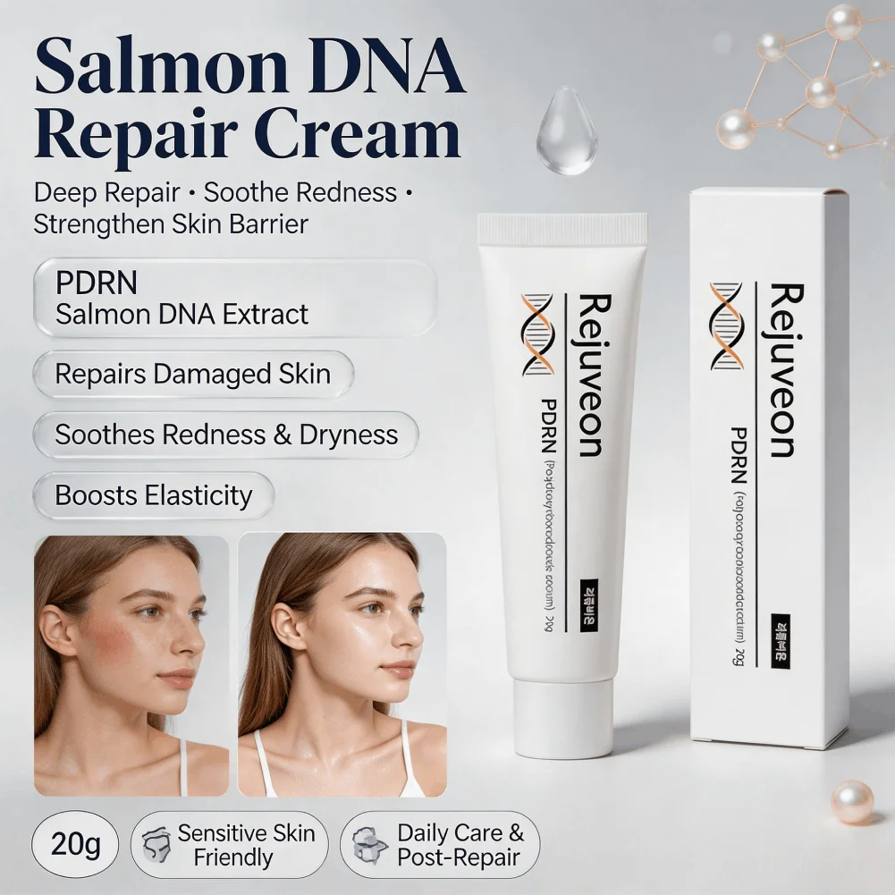 Korean Rejuveon PDRN Salmon DNA Repair Cream Deep Hydration Soothing Regeneration Anti-fine Lines Brightening Facial Skin Care