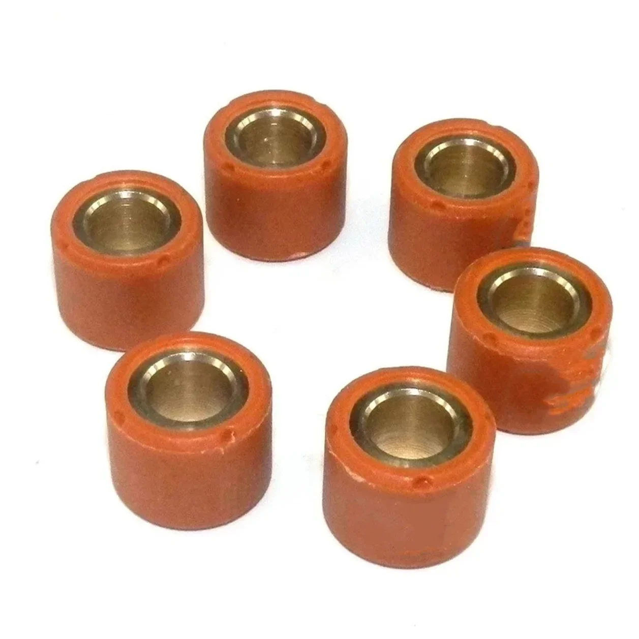 6pcs PerformancePack of Variator Roller Weights 16mmx13mm 5g 6g 7g 8g 9g 10g For 139QMB 50cc GY6 Scooter Motorcycle Parts 16X13