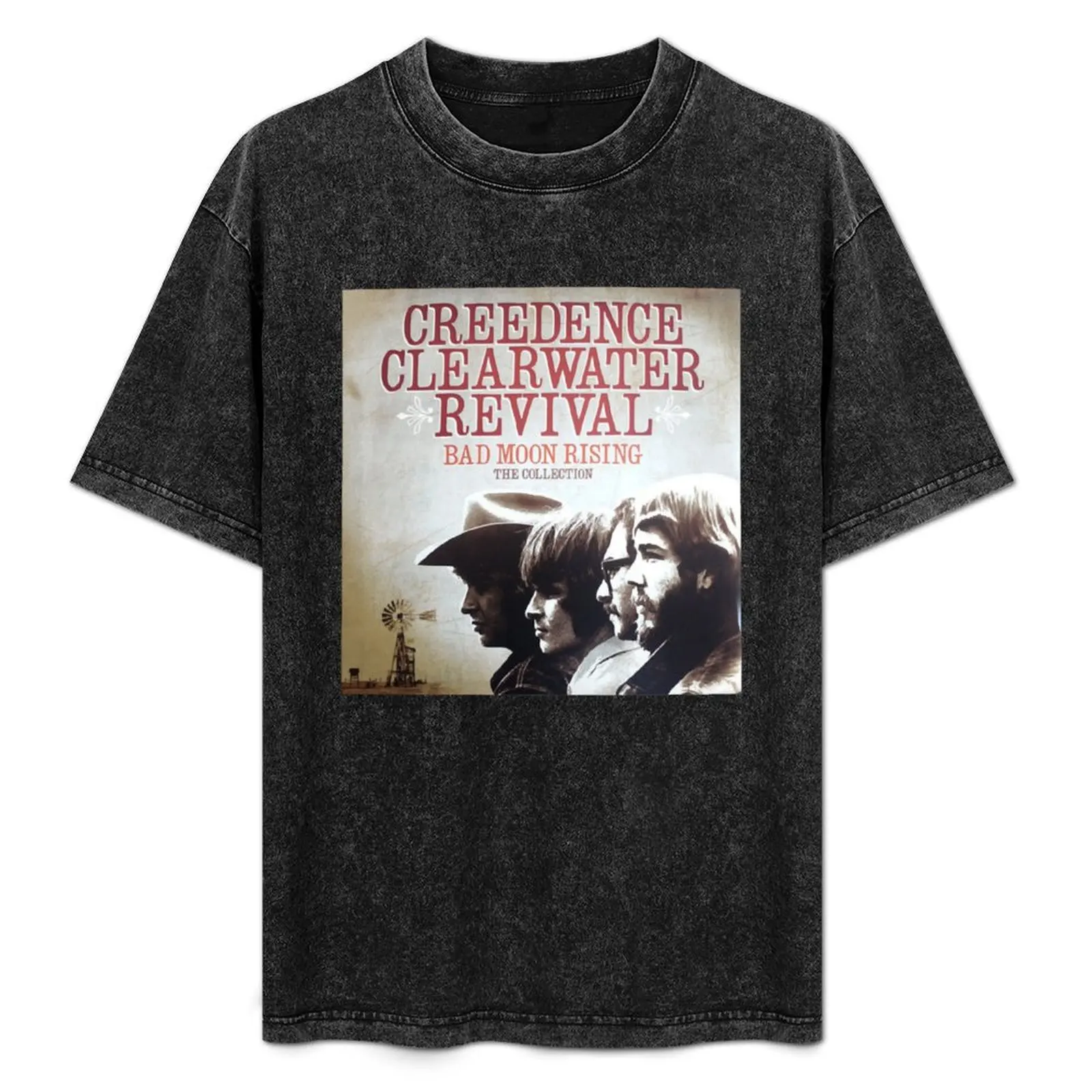Creedence Clearwater Revival T-Shirt graphic t shirts plus size tops heavyweights Men's t-shirt