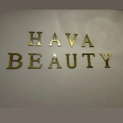 20cm Gold Acrylic Mirror English Letters Wall Stickers Birthday Decoration Festival Party Wedding Decor Self-adhesive Art Mural