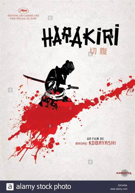 Hot Rare japan movie Seppuku 1962 Art SILK POSTER Wall Art Home Decorative painting