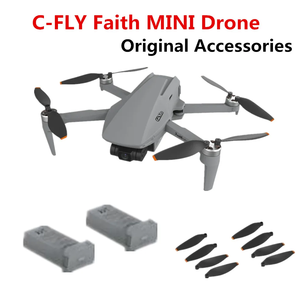 

C-FLY Faith MINI Drone Original Accessories 7.7V 2100mAh Battery Propeller Maple Leaf For Faith MINI Drone Battery Spare Parts