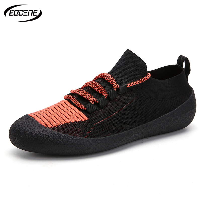 EOCENE Men Women Barefoot Lightweight Breathable Soft Leisure Sports Shoes Couple Outdoor Fitness Exercise Gym Walking Sneakers