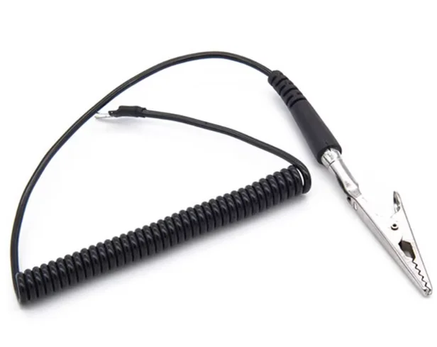 แคลมป์สายดินสำหรับหัวแร้งบัดกรีไฟฟ้า, แคลมป์สายดินแบบหัวแหลม, สายอะแดปเตอร์สายดินป้องกันไฟฟ้าสถิตสำหรับหัวแร้งบัดกรี