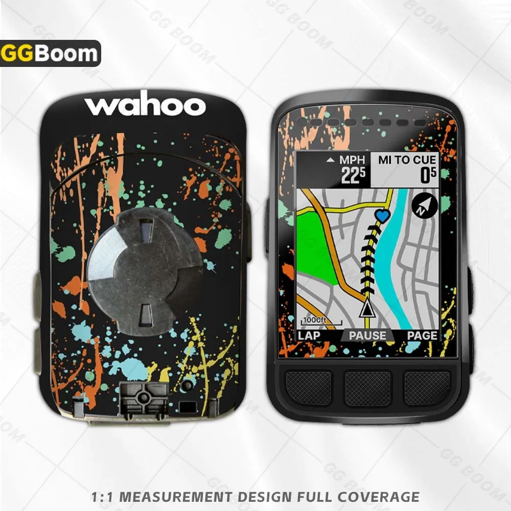 For Wahoo ELEMNT BOLT V2 Bycicle GPS Computer Accessories Sticker Shell Protector Case PVC Decal Waterproof Anti-Scratch