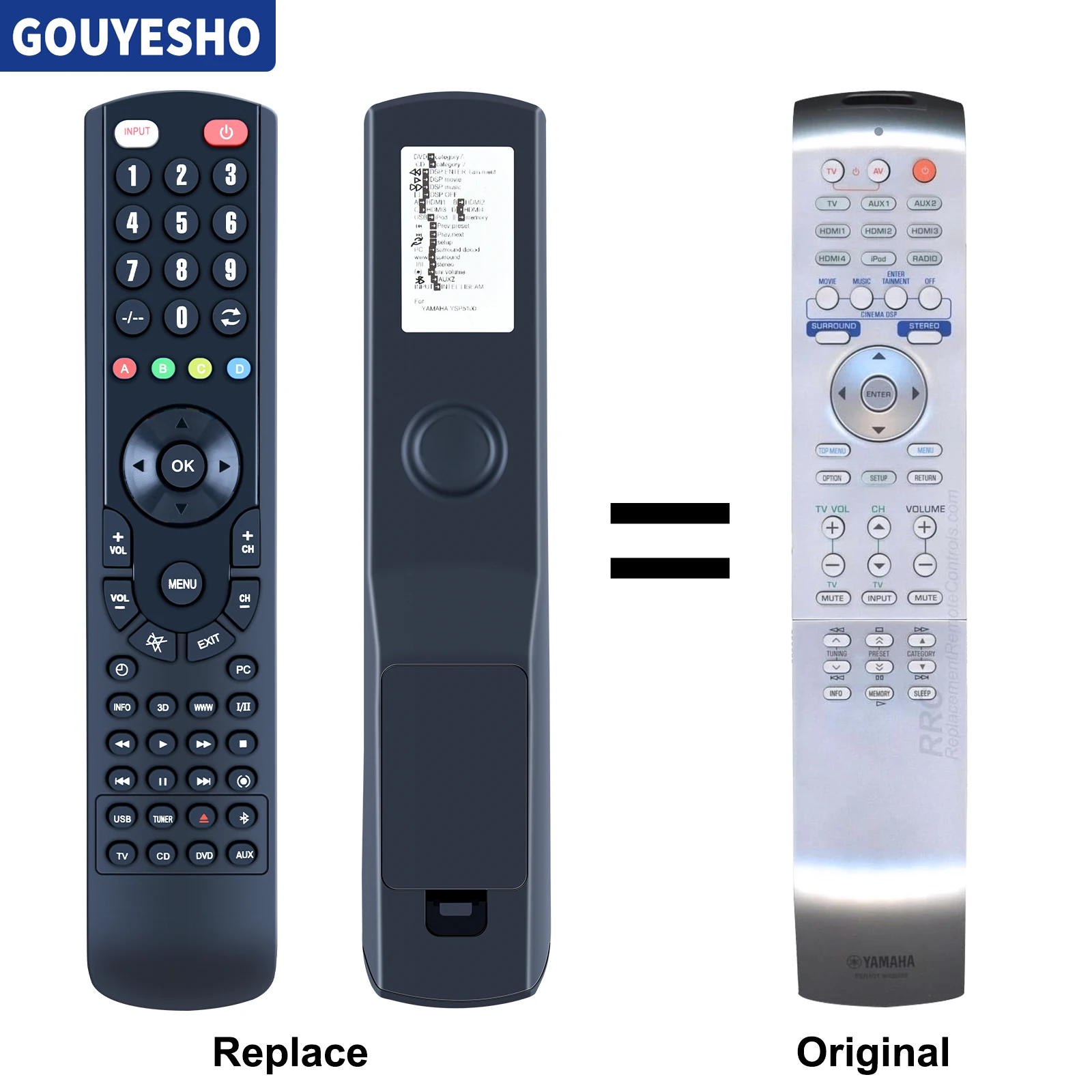 

New Remote Control WR903900 FSR102 for Yamaha YSP4100,YSP5100