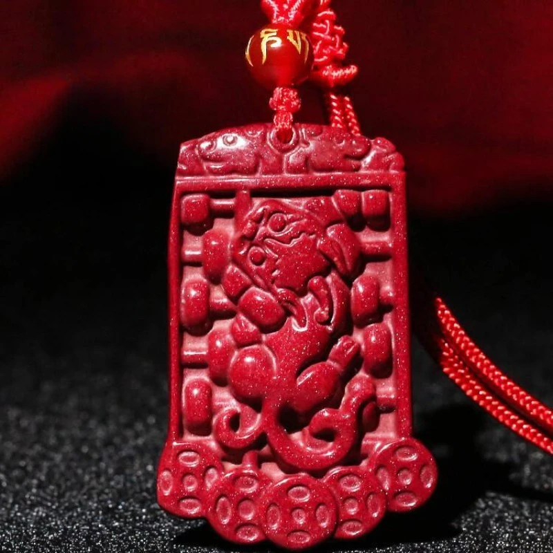 Natural Purple Gold Sand Wishful Abacus Pixiu Pendant Men's and Women's Fashion Versatile Pendants