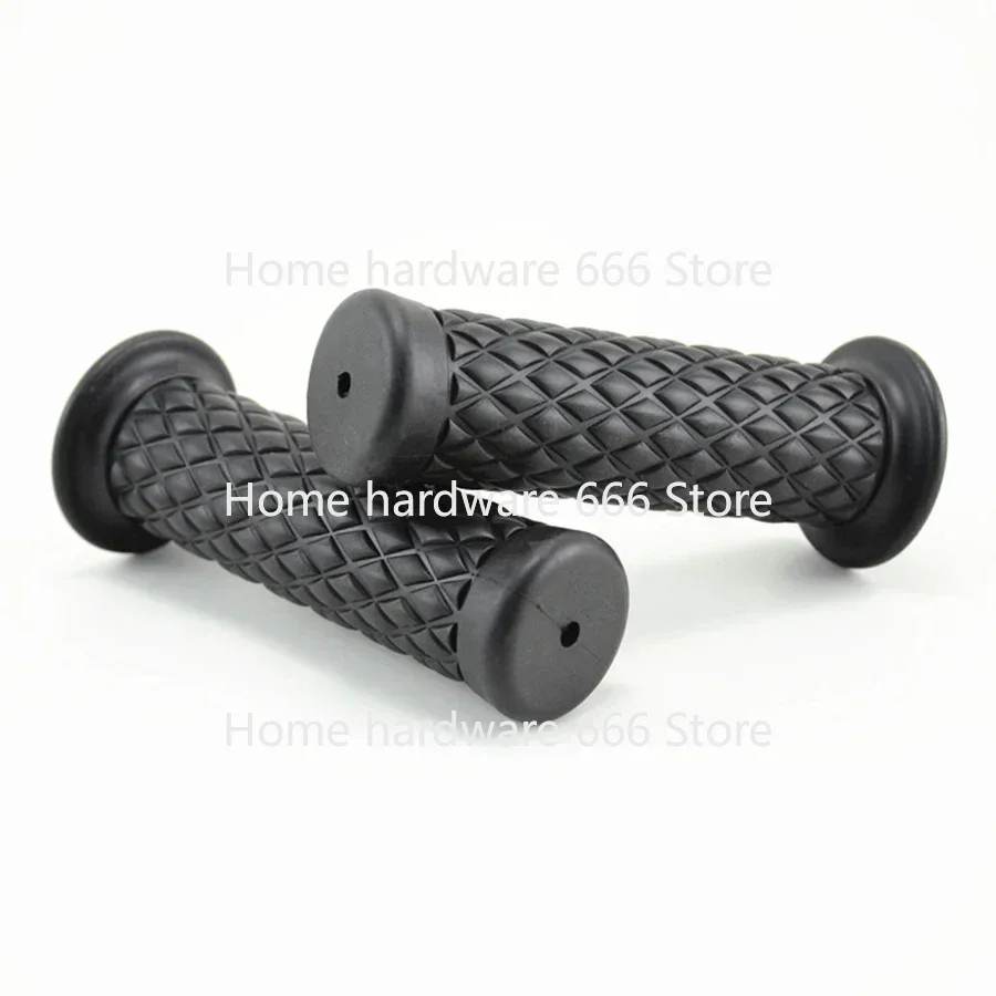 Rubber Classic Vintage 22MM Moto Handlebar Vintage Retro Fit For Style Parts Universal Motorbike Accessories Motorcycle Grip