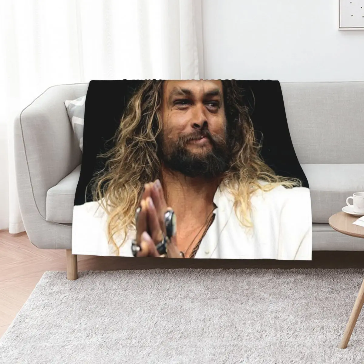 

Jason Momoa Throw Blanket Luxury St Cute Quilt Multi-Purpose Blankets