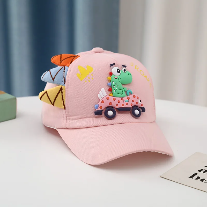 Children Baseball Cap Boys Girls Cute Cartoon Sun Hat Spring Summer Adjustable Baby Sunscreen Hats Fashion Kids Peaked Cap Кепка