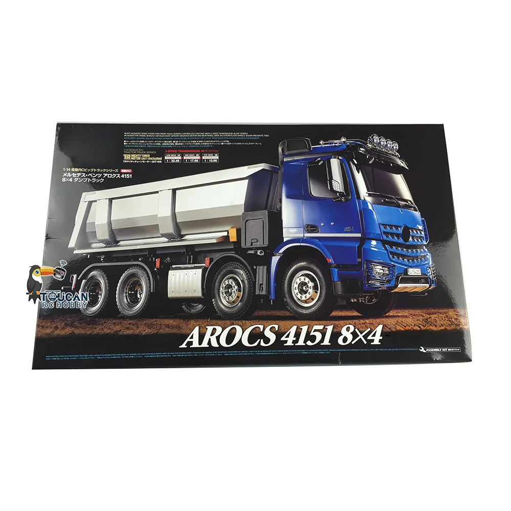 

1/14 TAMIYA 8x4 56366 Arocs 4151 RC Самосвал Самосвал Модель автомобиля Комплект без подъемных комплектов Stes TH18416-SMT6