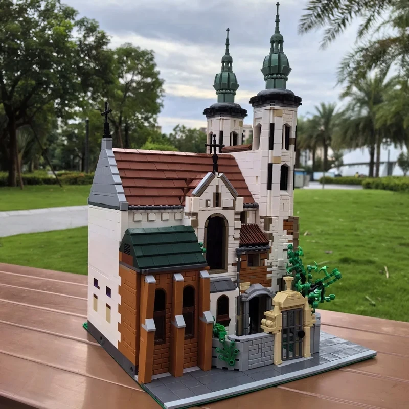 MOC-124447 architekto nische Versammlung der Kirchen bausteine gesetzt