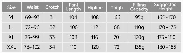 Outdoor 2023 Men\'s Winter Trendy Thermal Goose Down Pants Reversible Zipper Camping Wind Proof Water Hiking Skiing Trousers