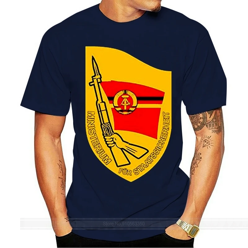 Summer Style Fashion Men Casual Tees Wachregiment Feliks Dzierzynski Gdr Security Stasi Infanterieregiment Berlin Blank T Shirts