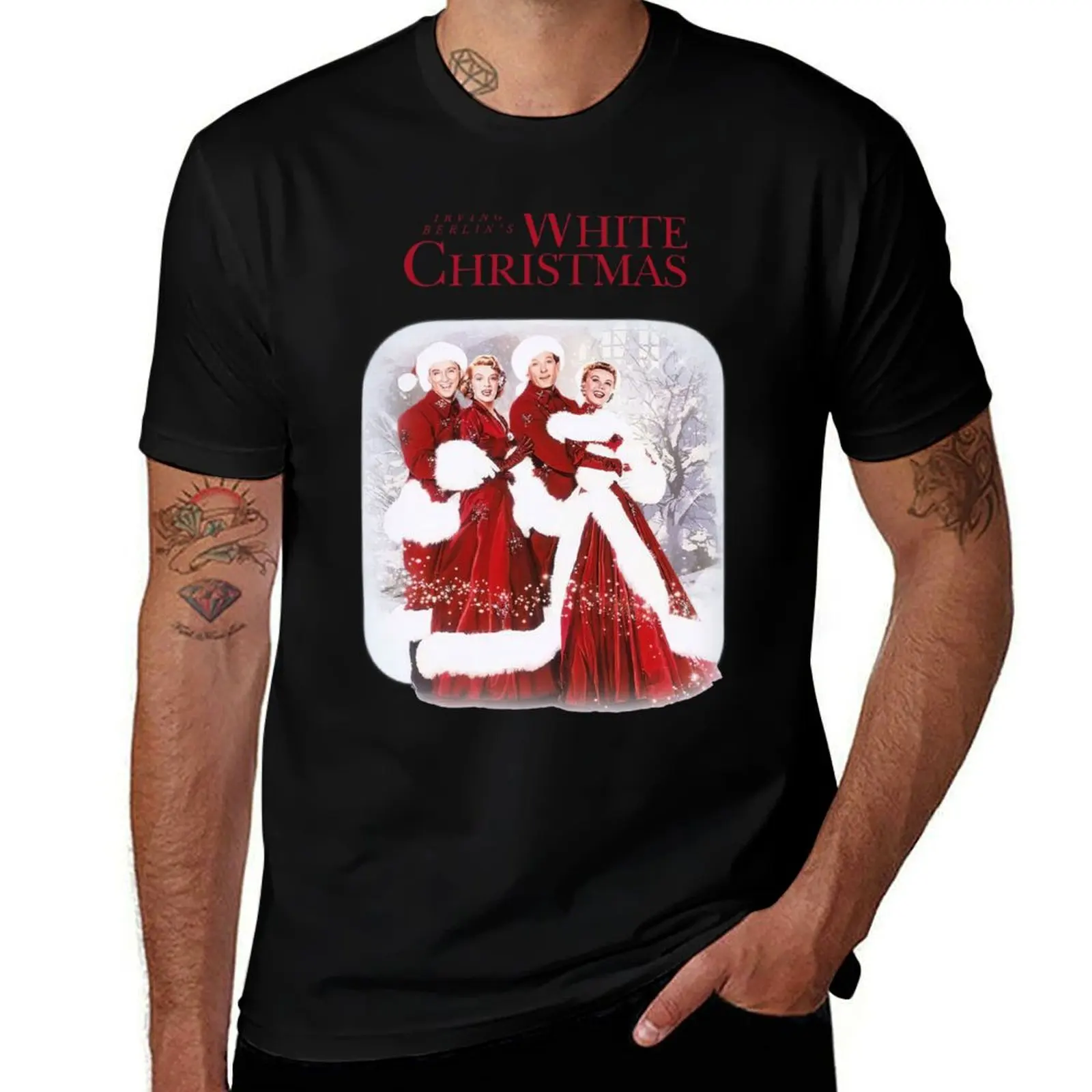 Retro Irving Berlins White Christmas T-Shirt t shirts for man graphic funny T-Shirt