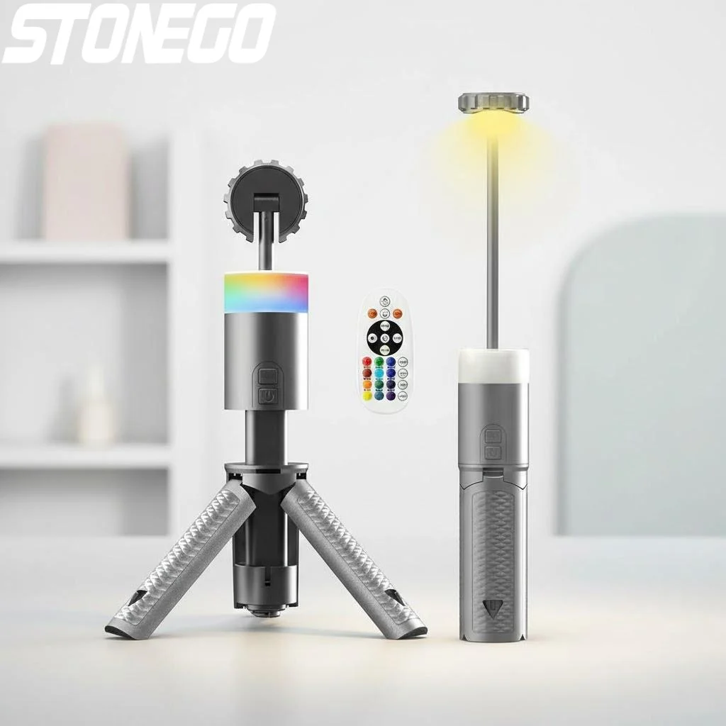 

15 Colors 6000mAh Rechargeable Outdoor Camping LED Flashlight Multifunctional Long Lasting Mood Light