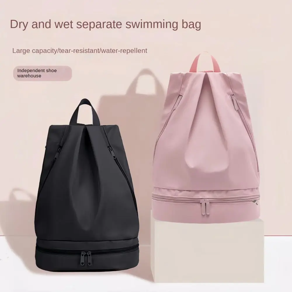 

Durable Waterproof Travel Backpack Zip Closure Multi-pockets Study Backpack Shoe Compartment Sports Backpack for Men Women