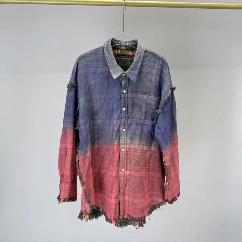 2026, New Design, Women's Fringe Edged Blouse, Fashionable and Casual Loose Two-Sided Coat Top, High-Quality Shirt, Y2K Style