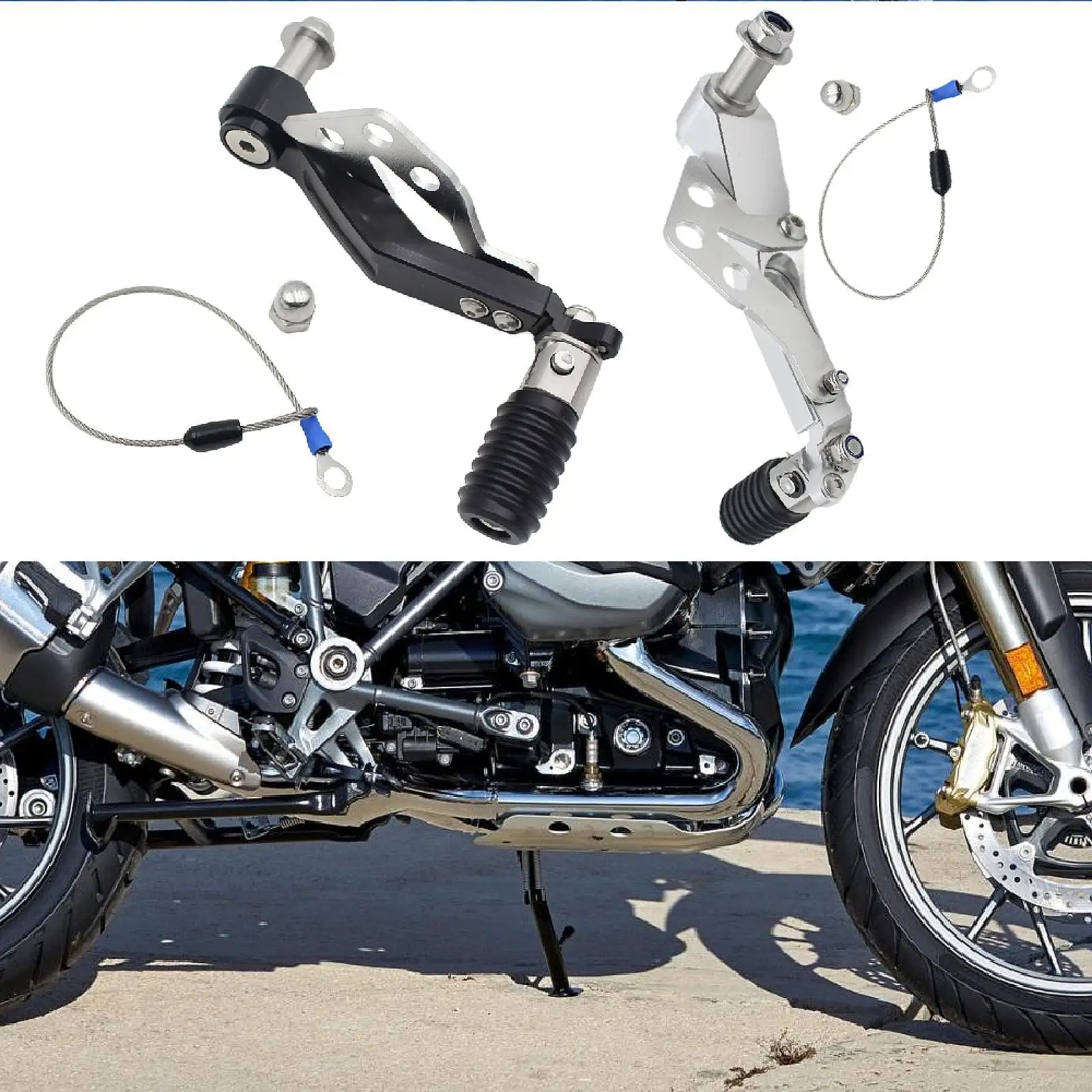 

Practical Adjustable Motorcycle Gear Shifter Portable Folding Shift Pedal Lever Premium Accessories for BMW R1250GS LC Adventure