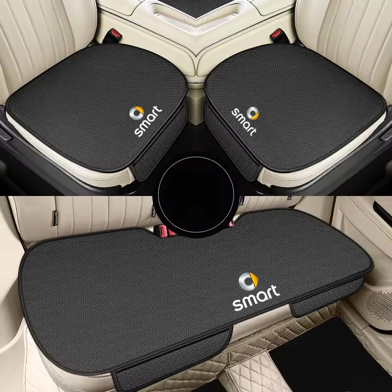 Funda para asiento de coche, bolsa de almacenamiento de cojín, almohadilla protectora delantera y trasera para Smart Fortwo 451 450 453 EQ Forfour Coupe Cabrio Crossblade