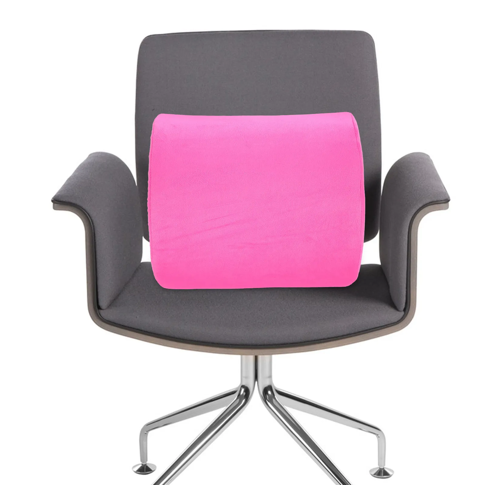 

1Pcs Memory Foam Waist Pillow Soft Skin-Friendly Lumbar Support Cushion Ergonomic Shape-Retaining Back Rest for TV Reading Sofa