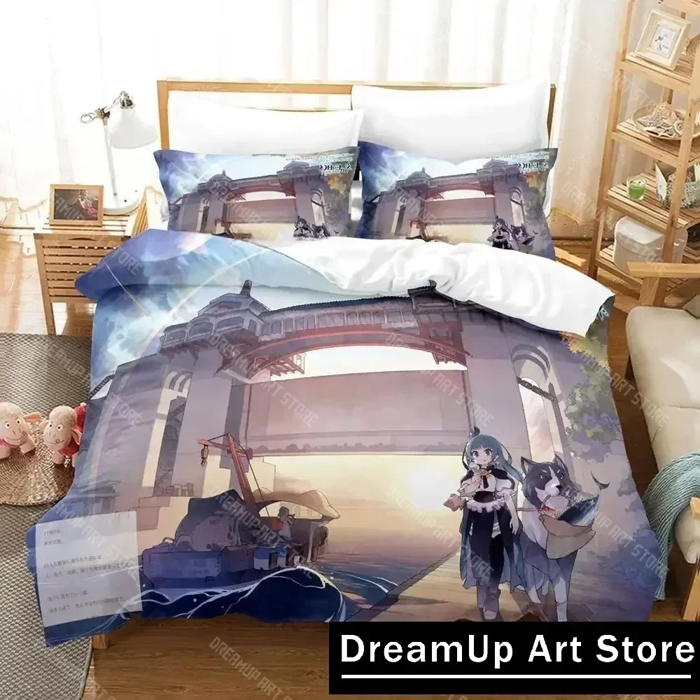 2026 SUNSHINE IN THE MIRROR Bedding Set Anime Three-piece Set Adult Kid Bedroom Duvet Cover Sets 3D Print Kawaii Girls Comforter