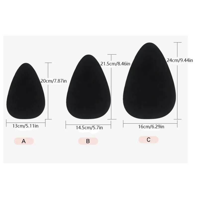 Silicone Invisible Water Drop Breast Lifting Patch Self-Adhesive Reusable Push-Up Breast Lifting Patch Female Bra Patch