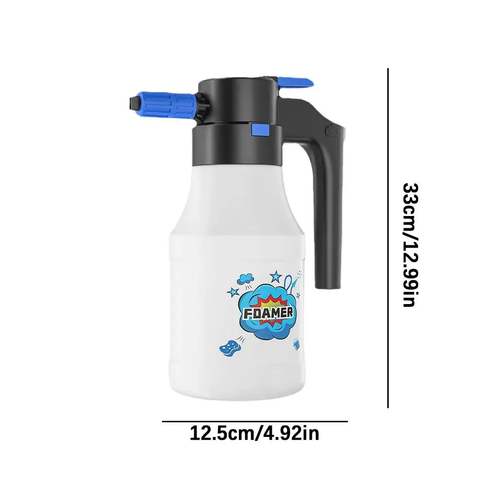 Electric Detailing Sprayer 1.5L Foam Sprayer Spray Foam Cleaner Car Wash Foamer High Pressure For Car Washing Gardening Supplies