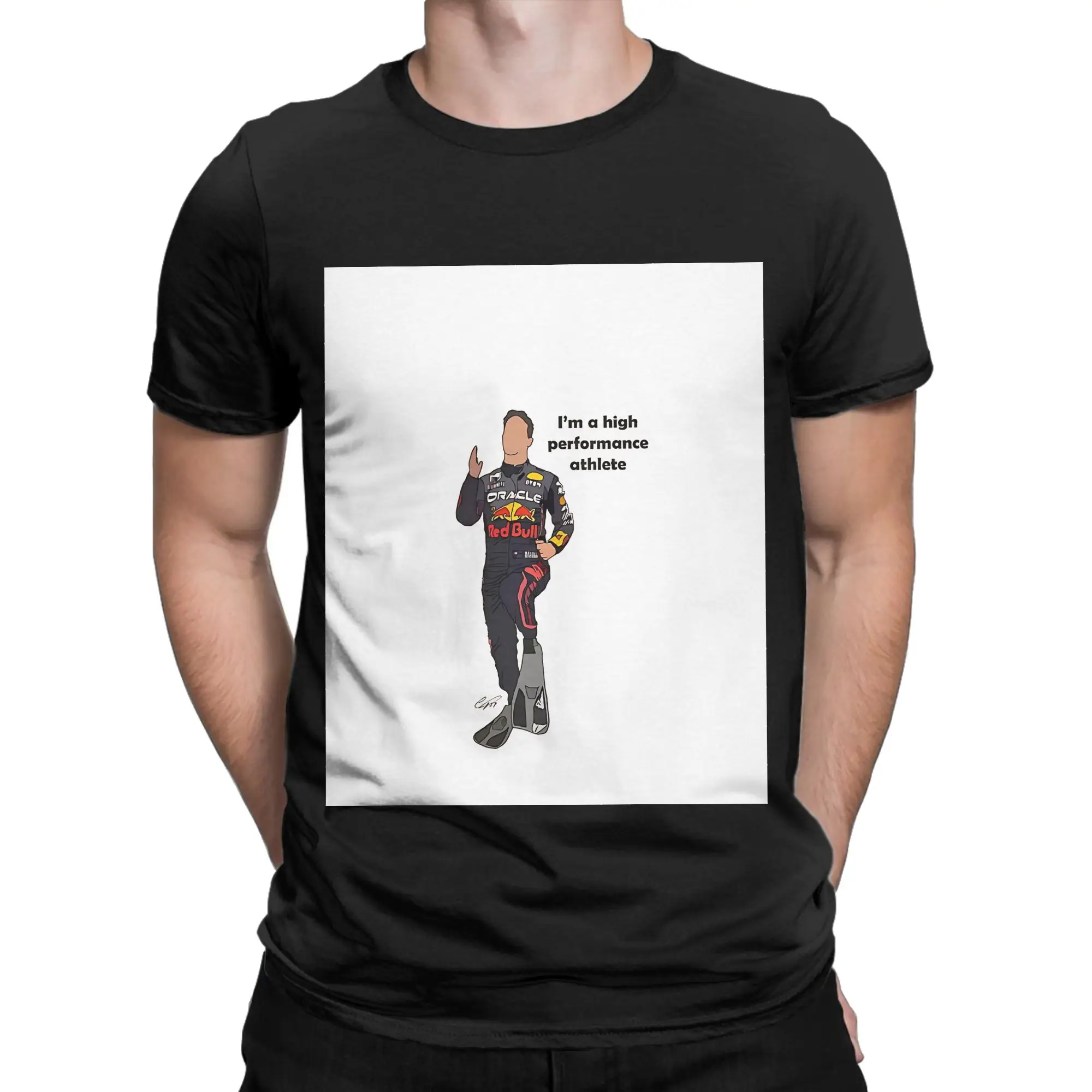 Camiseta divertida de algodón 100% de Daniel Ricciardo, atleta de alto rendimiento, Honey Badger, camisetas de Daniel Ricciardo para hombres