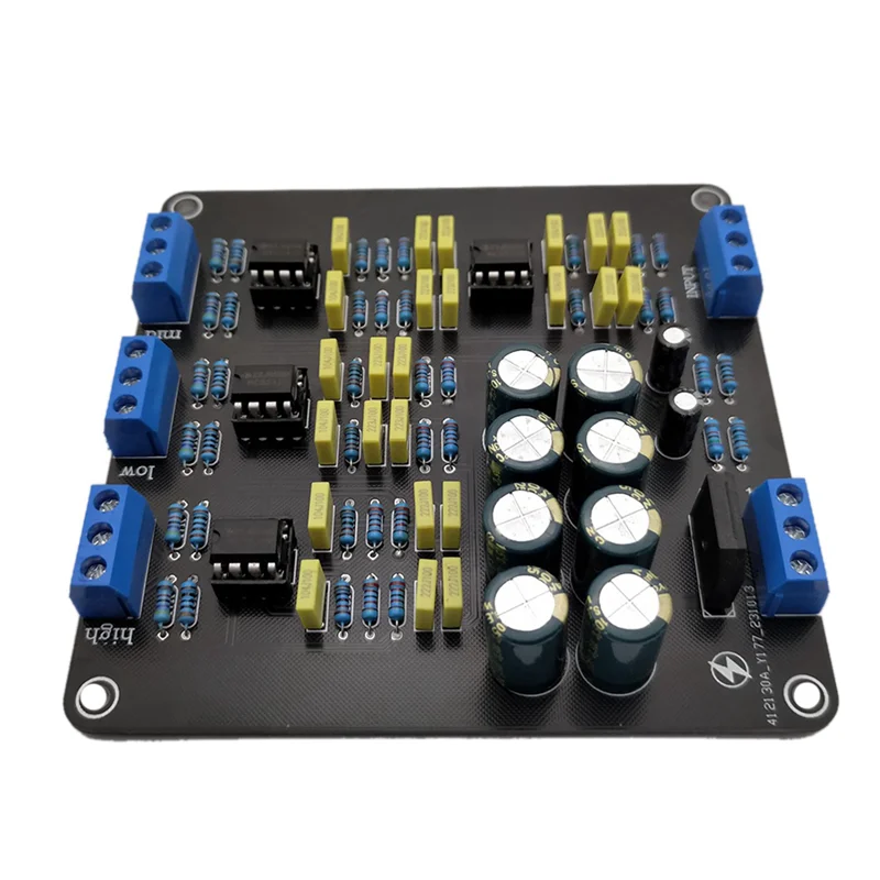 FORW-2X NE5532 Luidspreker Crossover Filter Dual-Channel 2.0 Stereo Hoge/Midden/Bas 3-Way DIY luidspreker Versterker Divider