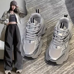 Women Shoes Women Sports Shoes Spring 2024 New Breathable High Height Running Shoe Soft Sole Anti Slip Sports Shoe Casual Shoe