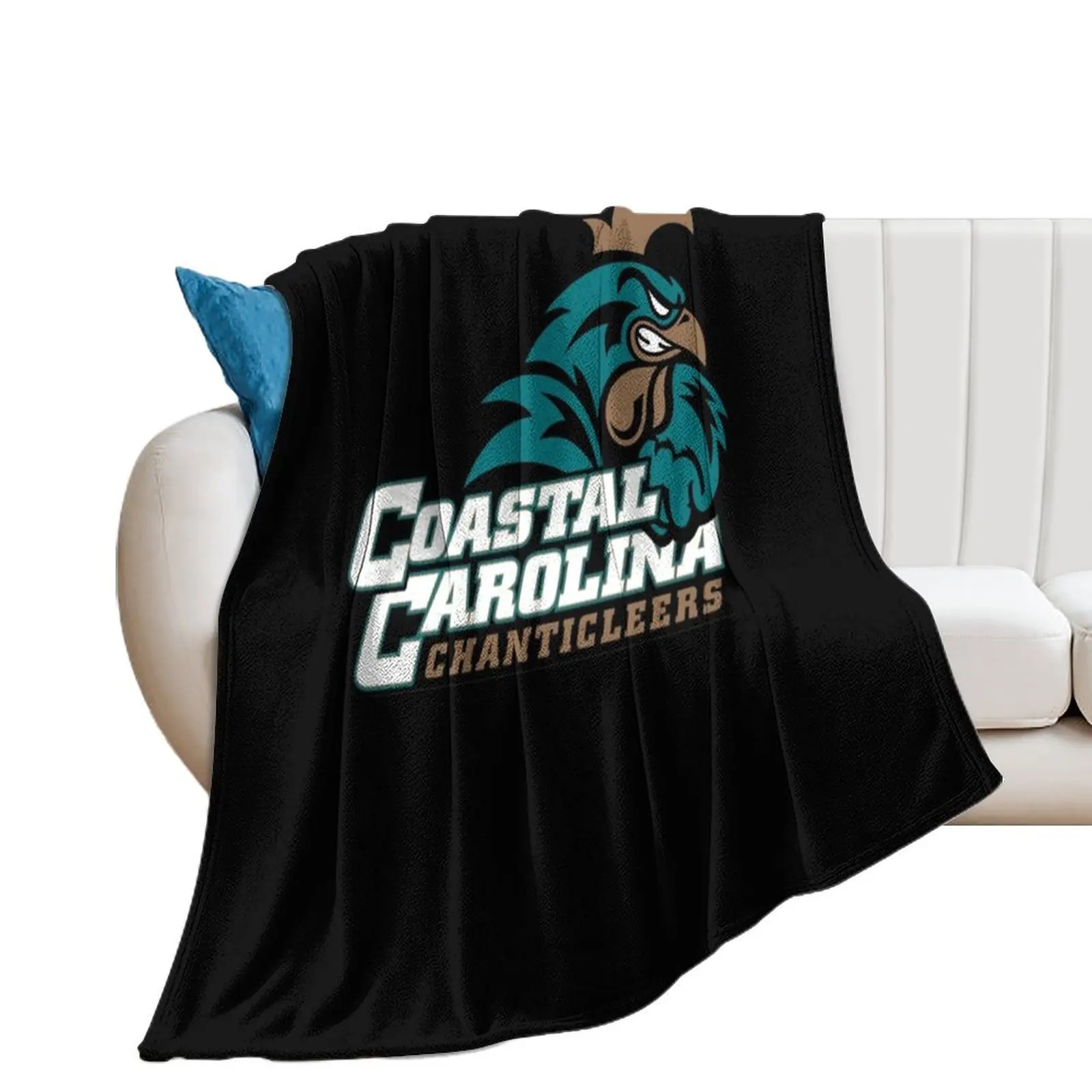 Coastal carolina chanticleers Throw Blanket Custom Multi-Purpose Blankets