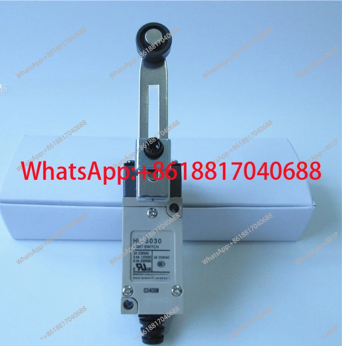 Limit switch, stroke switch HL-5030 Adjustable roller swing rod self-resetting one opening and one closing