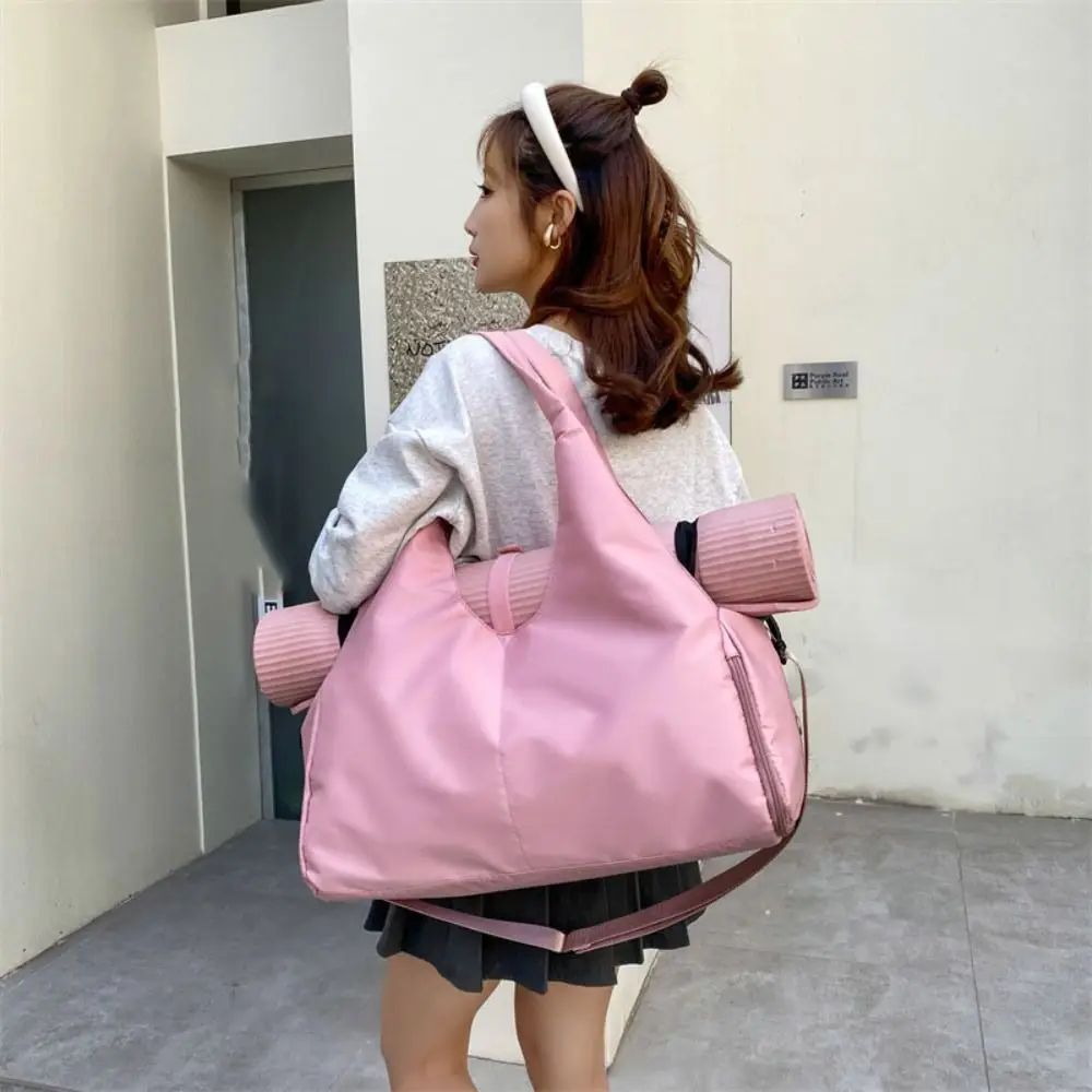 Light Weight Oxford Carry On Travel Bag Large Capacity Wet Dry Separation Storage Handbag Waterproof Travel Tote Bag Outdoor