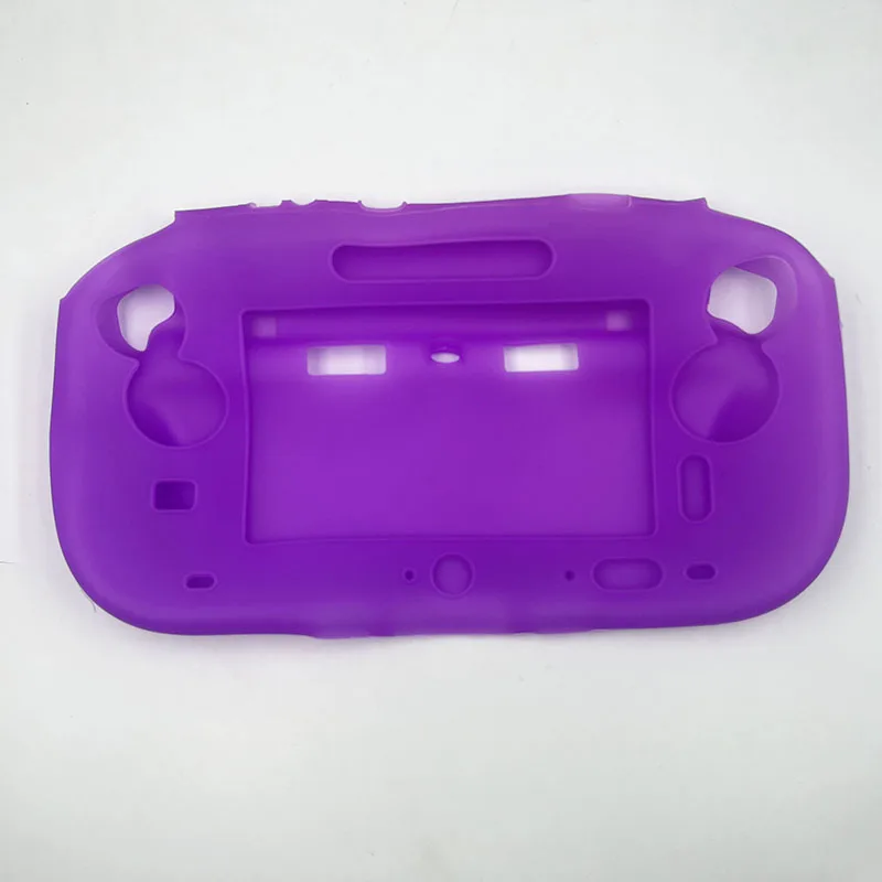 1PCS Soft Silicone Rubber Full Body Protector For Wii U Gel Case Cover Skin Shell For Wii U Gamepad Controller Protective Sleeve view 6
