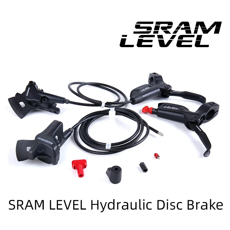 SRAM LEVEL BRAKE MTB Bike Hydraulic Disc Brake Front & Rear 800-1500mm 850-1600mm Black