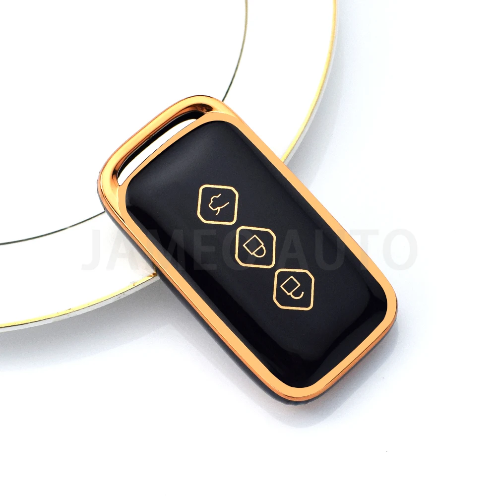 3 زر بولي يوريثان الوجه حافظة مفاتيح السيارة غطاء شل لشروليه أفيو تراكس الأخدود كابتيفا 2024 ولينغ مفتاح بعيد المفاتيح الملحقات #6