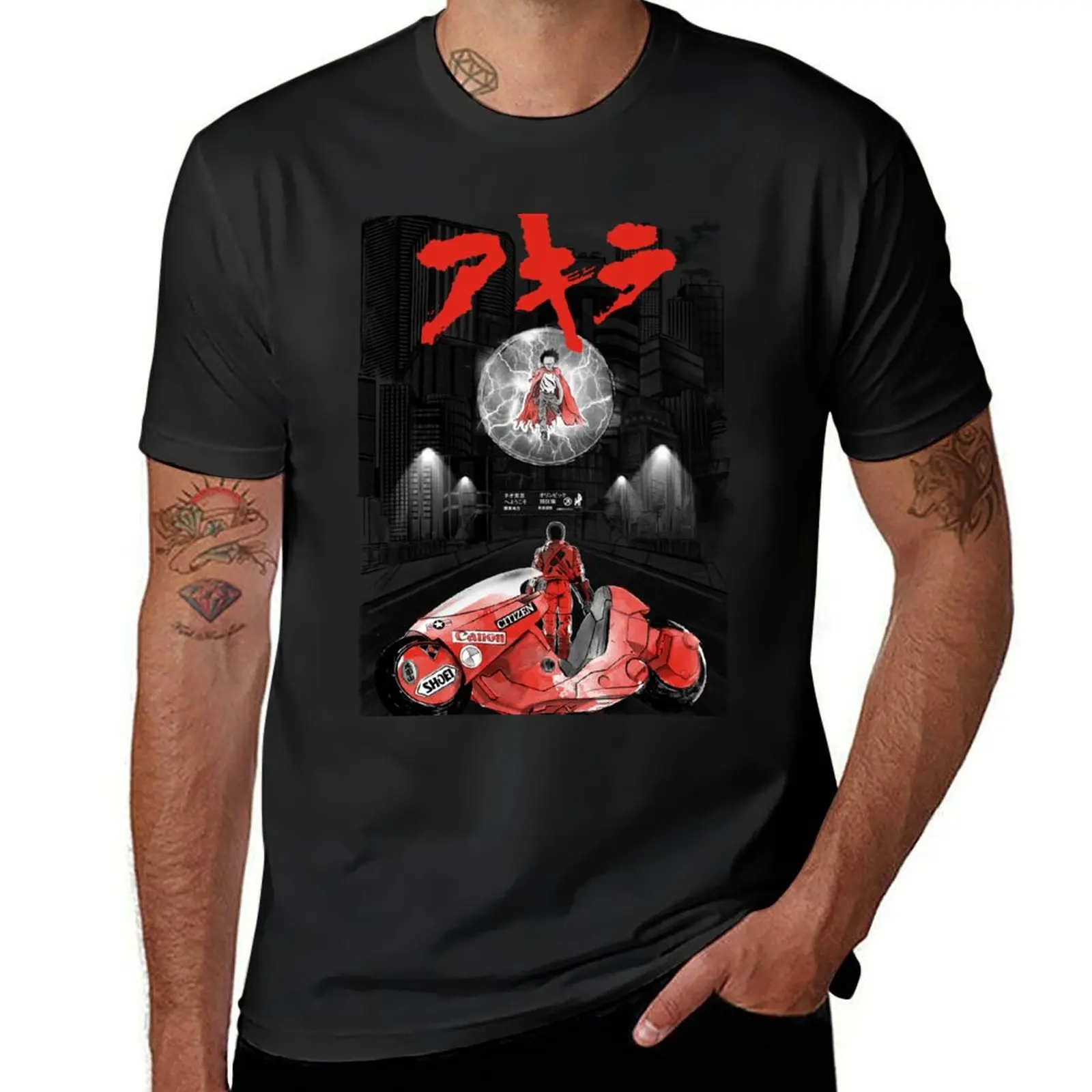 Welcome to Neo Tokyo T-Shirt tops new edition mens plain t shirts