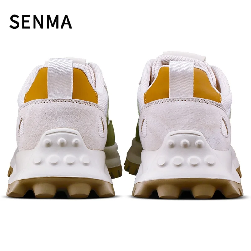 SENMA Chaussures pour hommes Chaussures de sport à semelle souple Nouvelles baskets en maille pour femmes et hommes Chaussure de marche/tennis - Confort léger pour un usage toute la journée