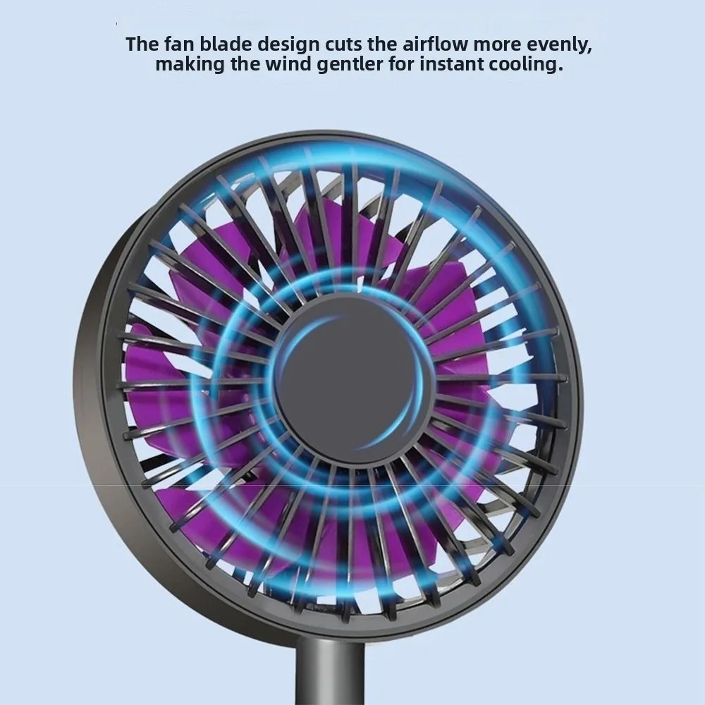 3 Speed 2 in 1 Magnetic Fan Holder Quiet Operation Adjustable Portable Electric Fan Multifunctional Flexible Mini Desk Fan view 5