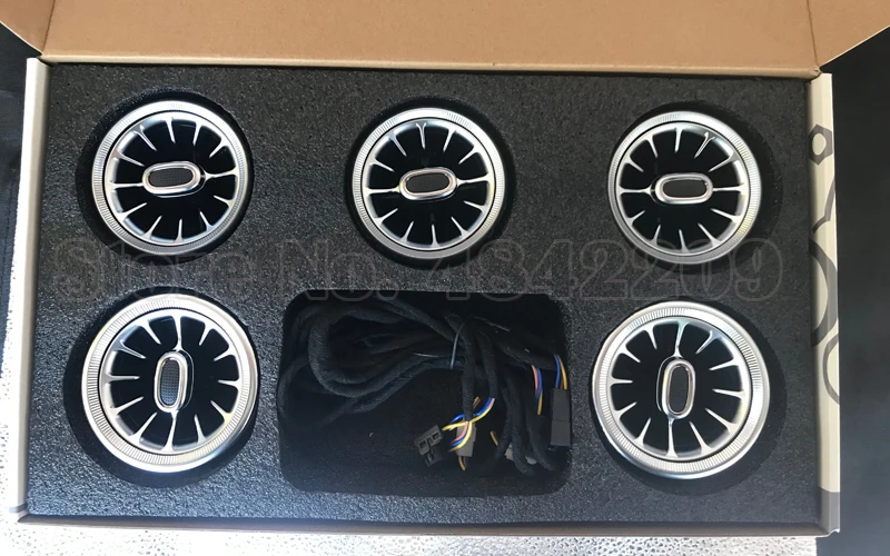 Für Mercedes-Benz C/GLC Coupe W205 X253 Für AMG C43 C63 MB Led Tür Dashboard Lampe Air vent Düse Lautsprecher Hochtöner Umgebungs Licht – Detail 22