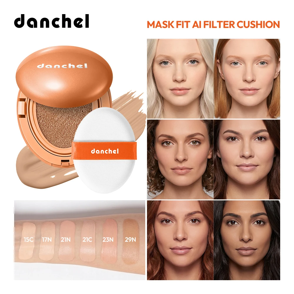 Mask Fit AI Filter Cushion Improve Fine Lines Brighten Skin Tone Deep Hydration High Concealer Deep hydration Cushion Foundation