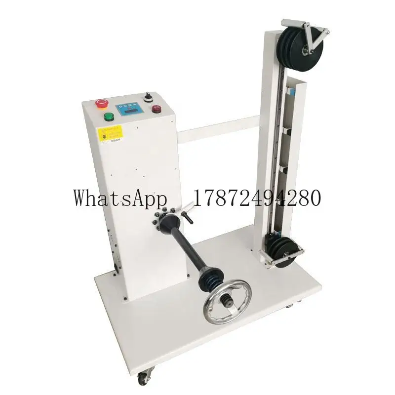 Macchina efficiente per l'alimentazione dei cavi spelafili con distributore automatico di tamburi per cavi